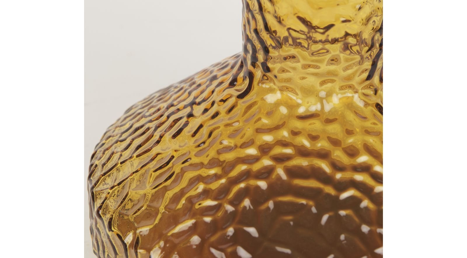 Jolene Amber Glass Vase-Tall - Image 5