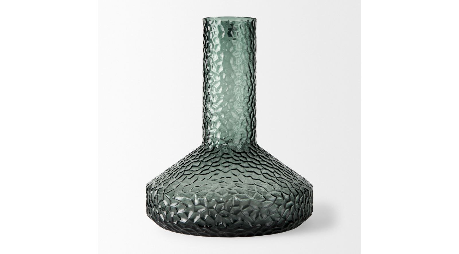 Jolene Green Glass Vase-Tall - Image 8