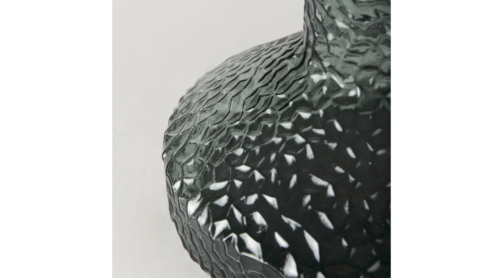 Jolene Green Glass Vase-Tall - Image 5