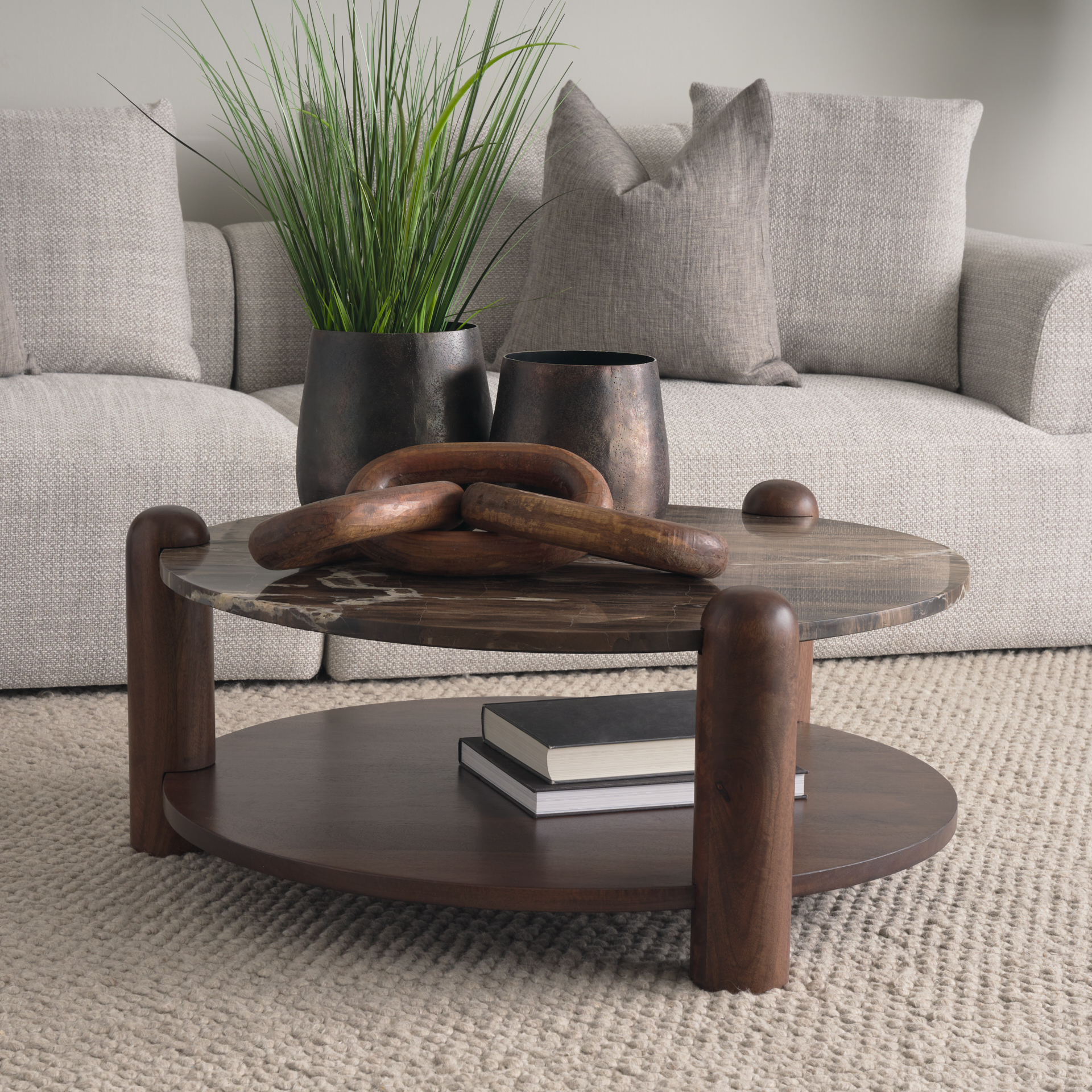 Jovia Round Coffee Table - Image 10
