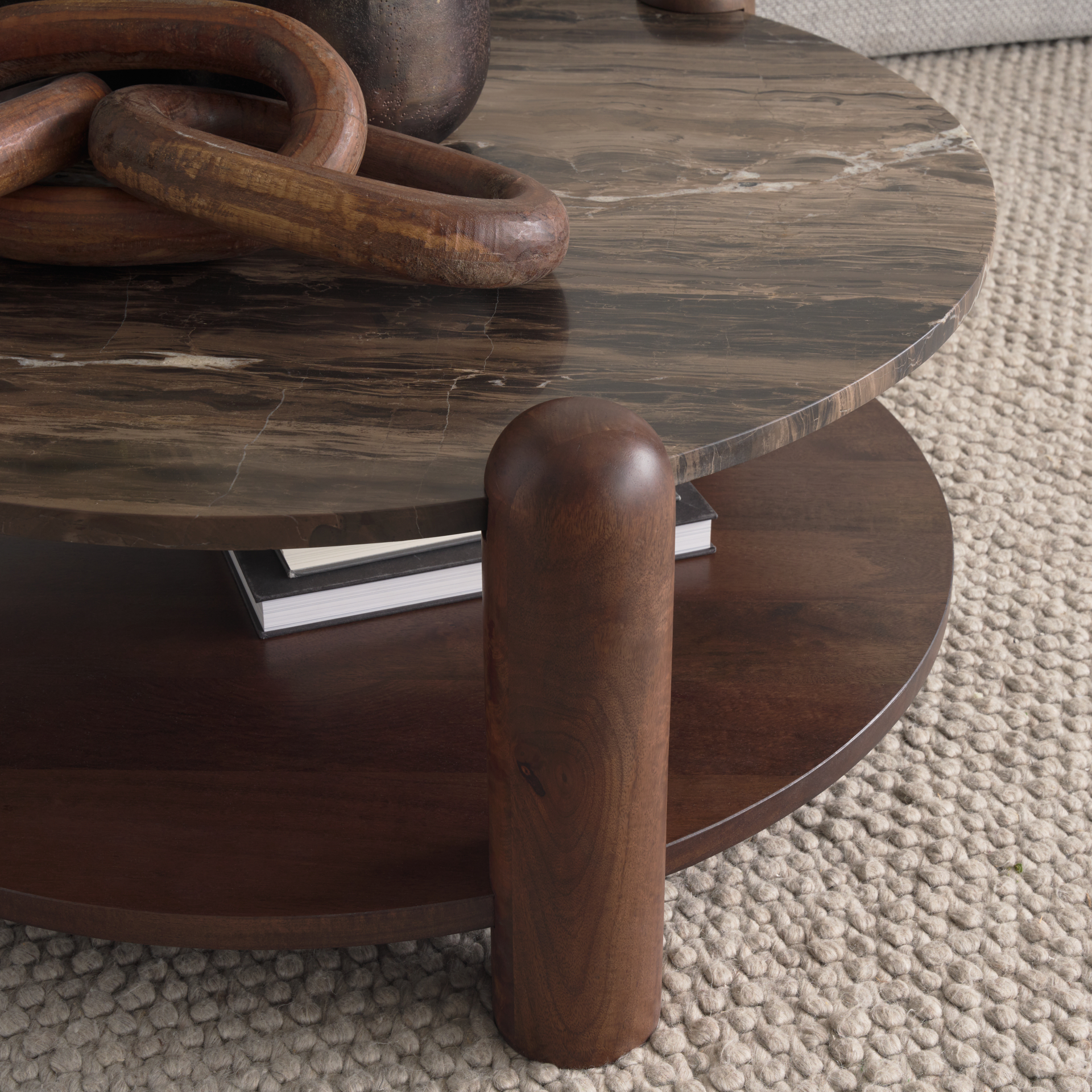 Jovia Round Coffee Table - Image 8