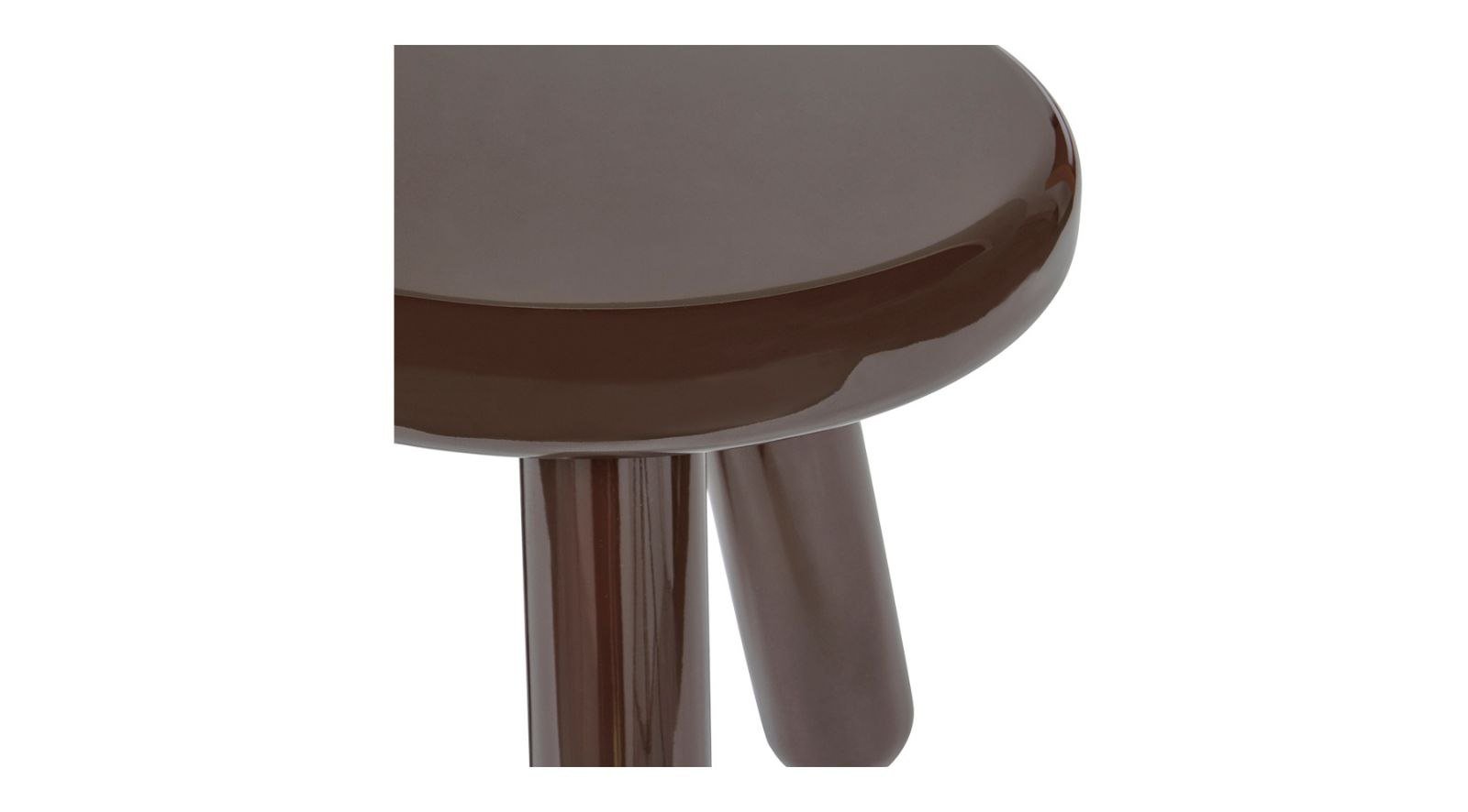 Joy Accent Table- Dark Brown - Image 4