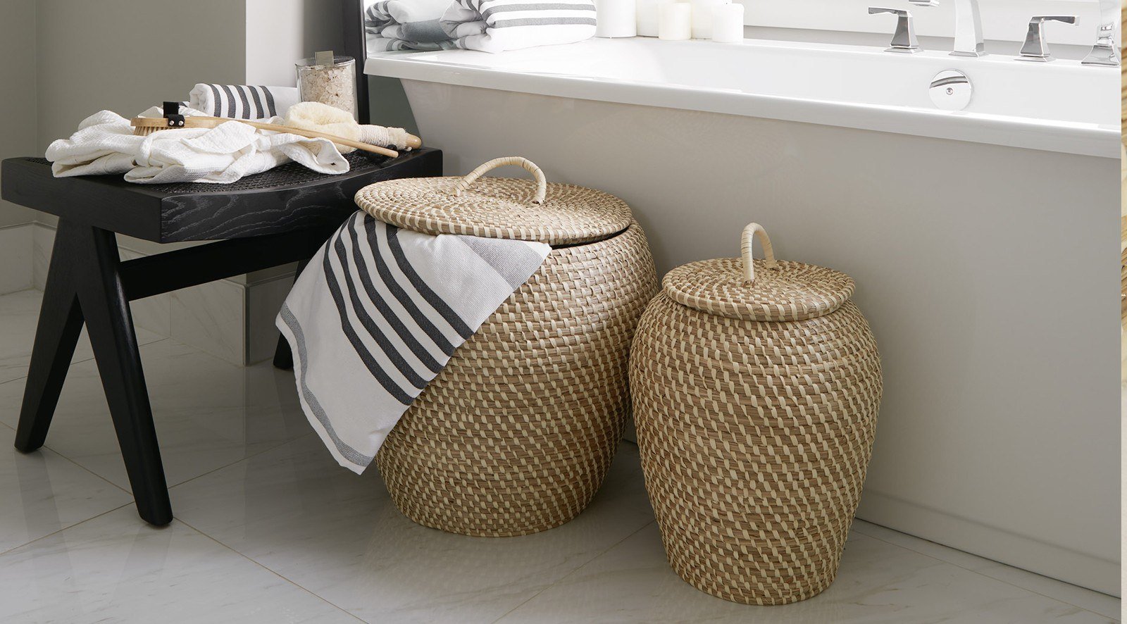 Kalopa Seagrass Floor Baskets S/3 - Image 9