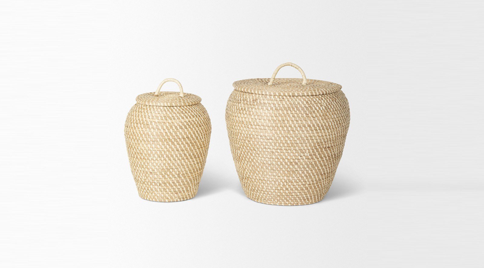 Kalopa Seagrass Floor Baskets S/3
