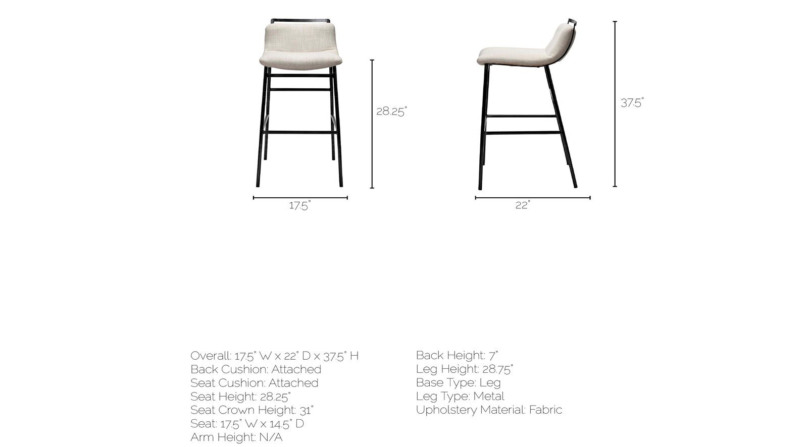 Kavalan Bar Stool - Image 7