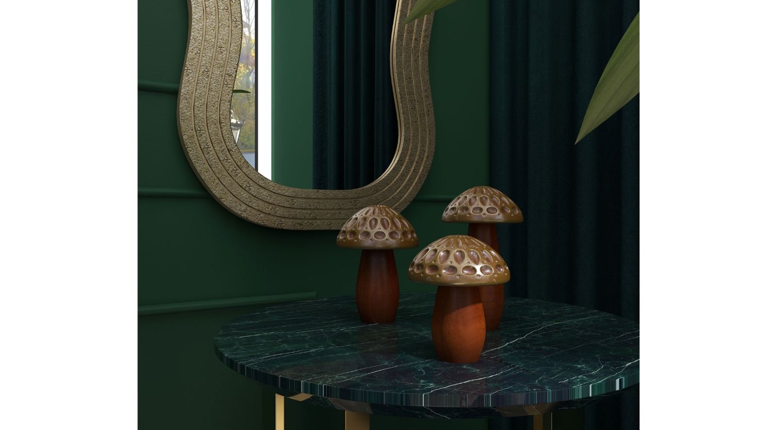Kinoko Wodden Mushrooms S/3 - Image 5