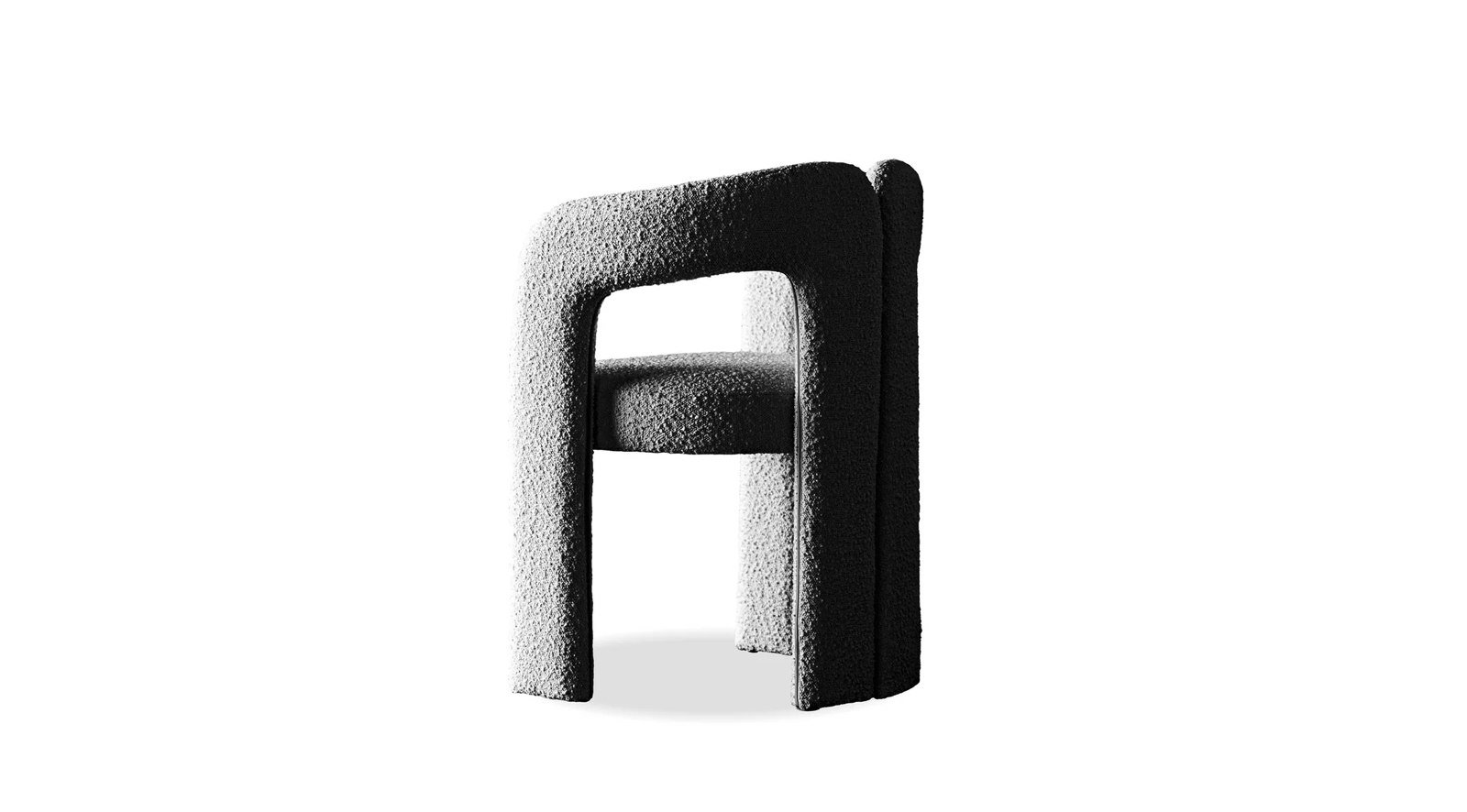 Melrose Armchair- Licorice Boucle - Image 3