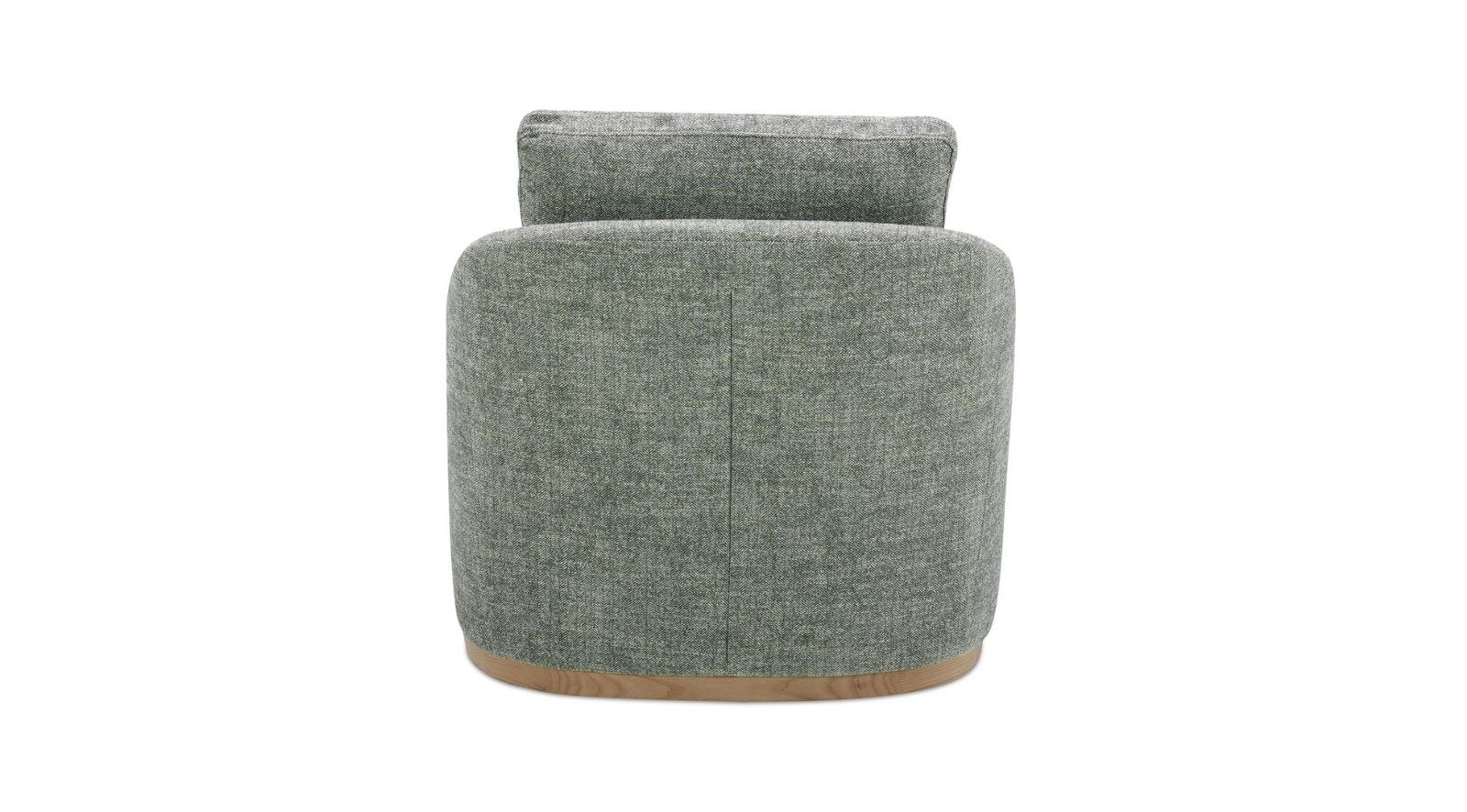 Linden Swivel Chair- Slated Moss - Image 3