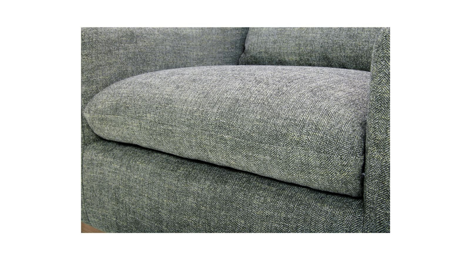 Linden Swivel Chair- Slated Moss - Image 6