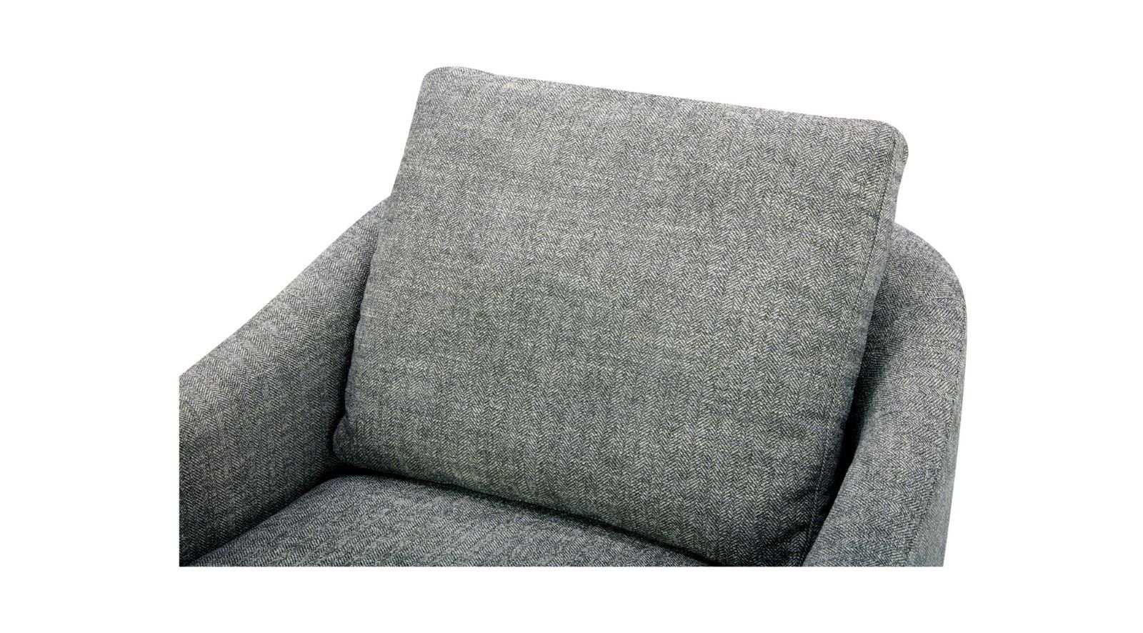 Linden Swivel Chair- Slated Moss - Image 5
