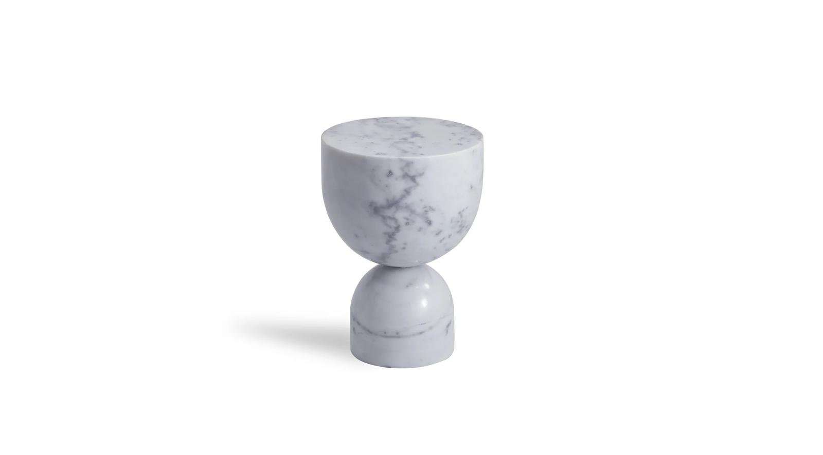 Apothecary Low End Table White
