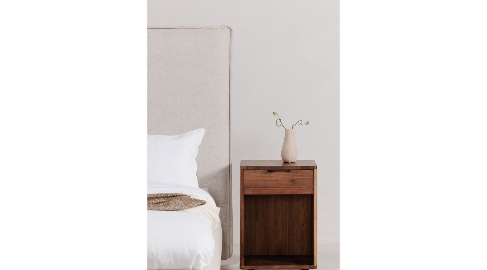 LUZON KING BED TALL HEADBOARD WHEAT - Image 3