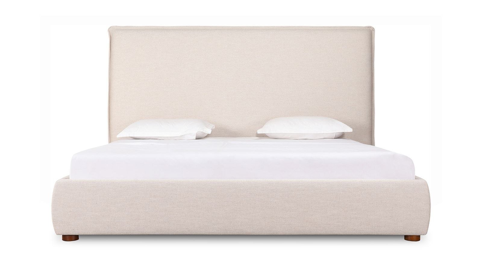 LUZON KING BED TALL HEADBOARD WHEAT - Image 4