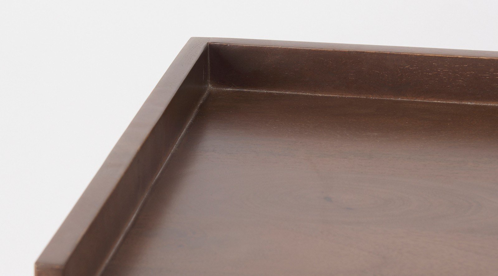 Lillie Medium Brown Wood 2 Door Tray Top Accent Cabinet - Image 9