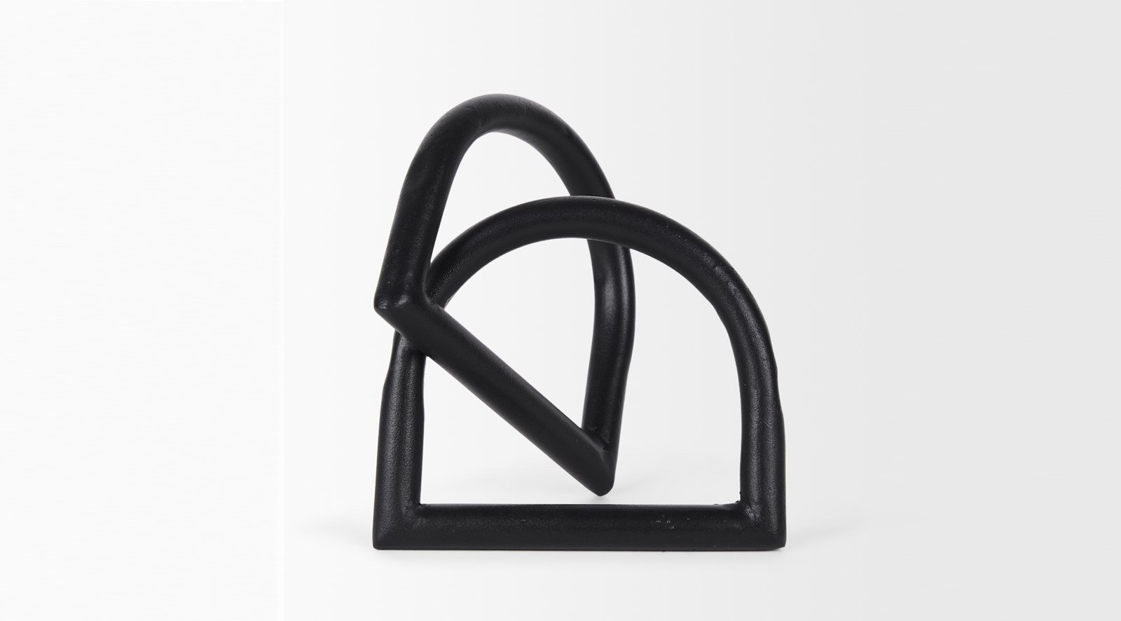 Locke Black Metal Object Large - Image 3