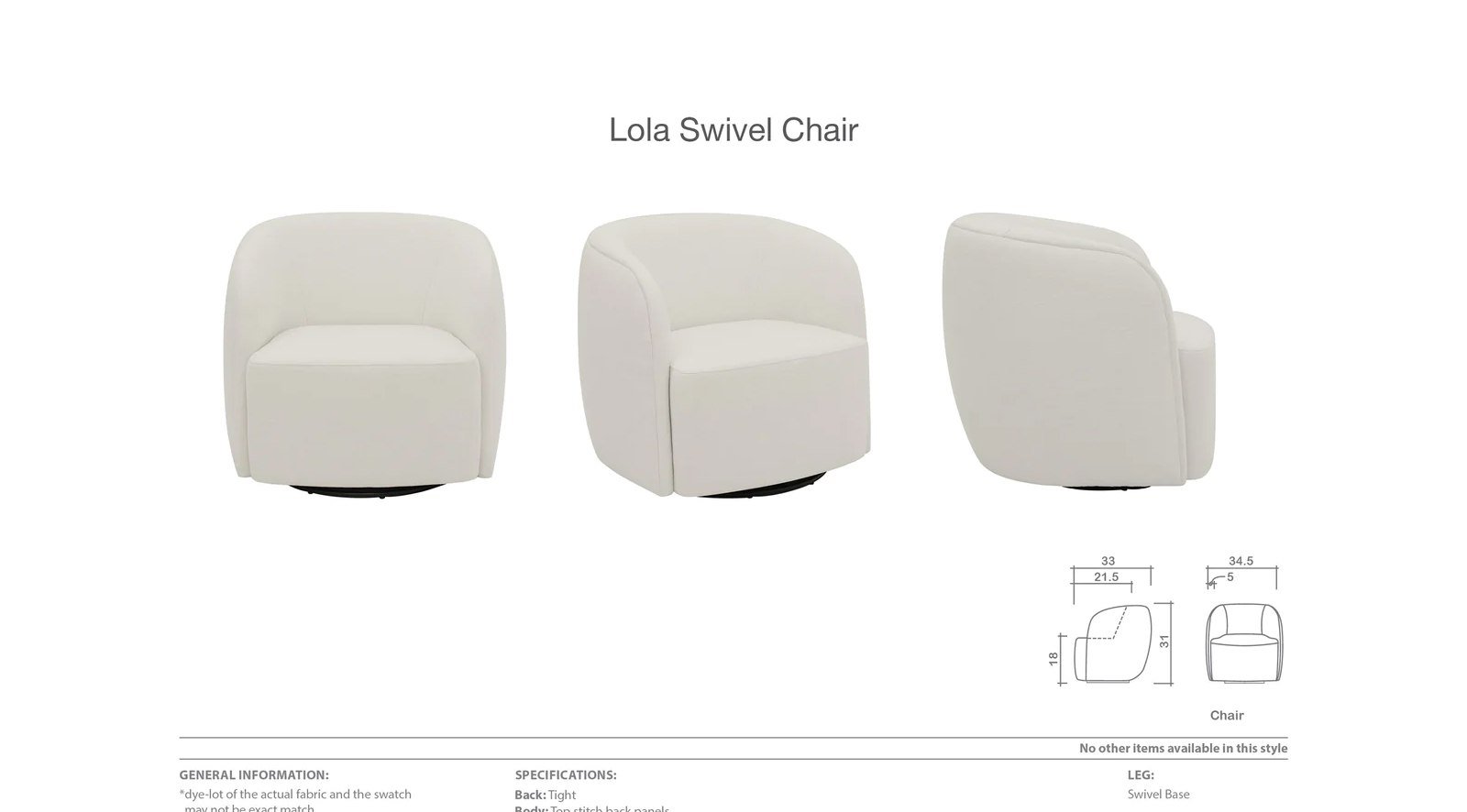 Lola Chair - Image 5