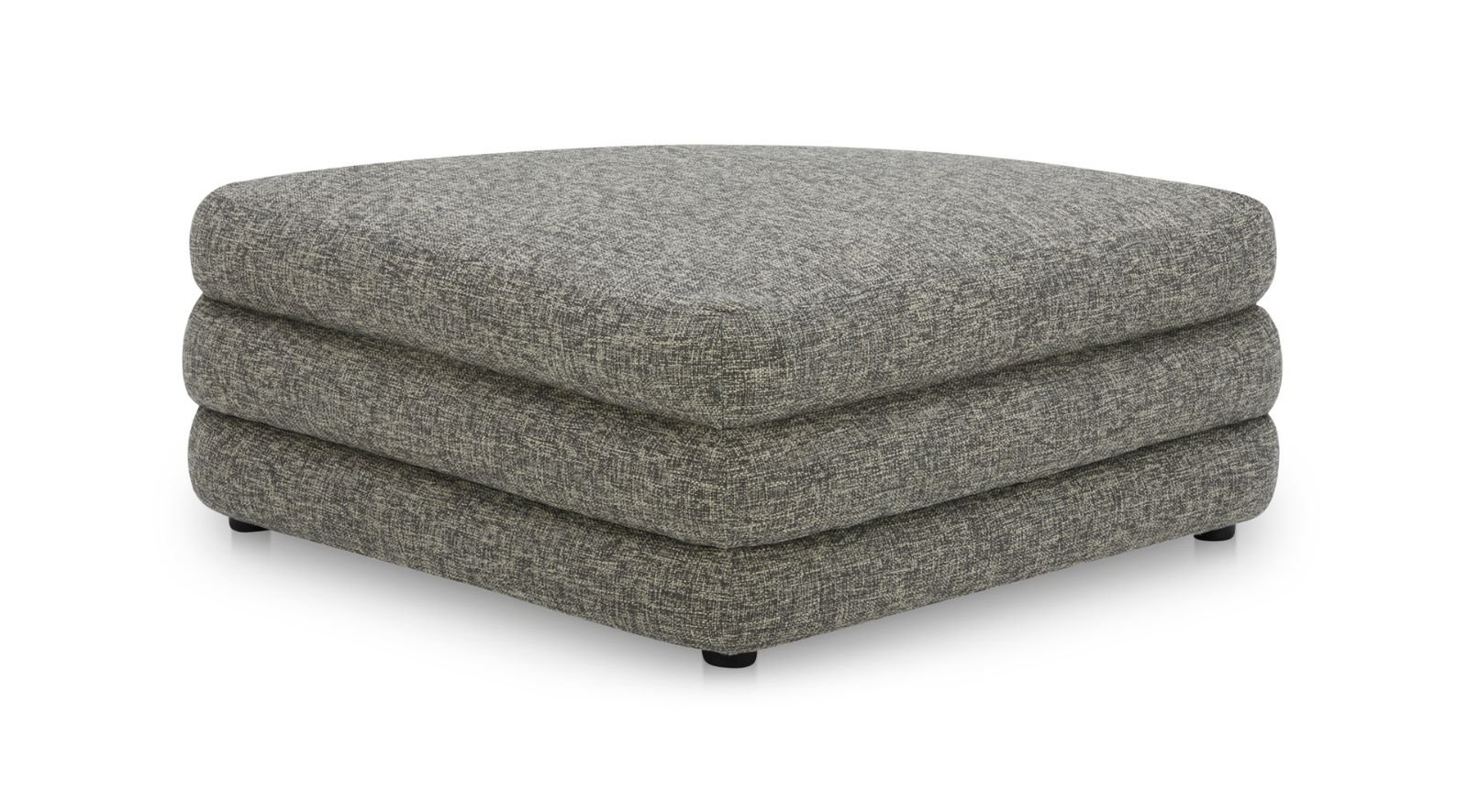 Lowtide Curved Ottoman- Stone - Image 3