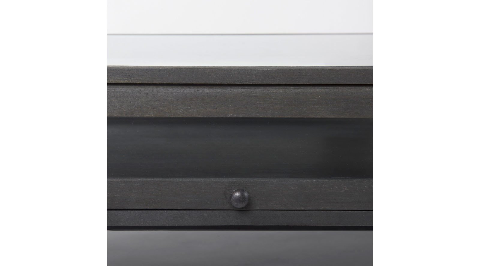 Arelius Dark Brown Wood W/Black Metal Frame Coffee Table - Image 7