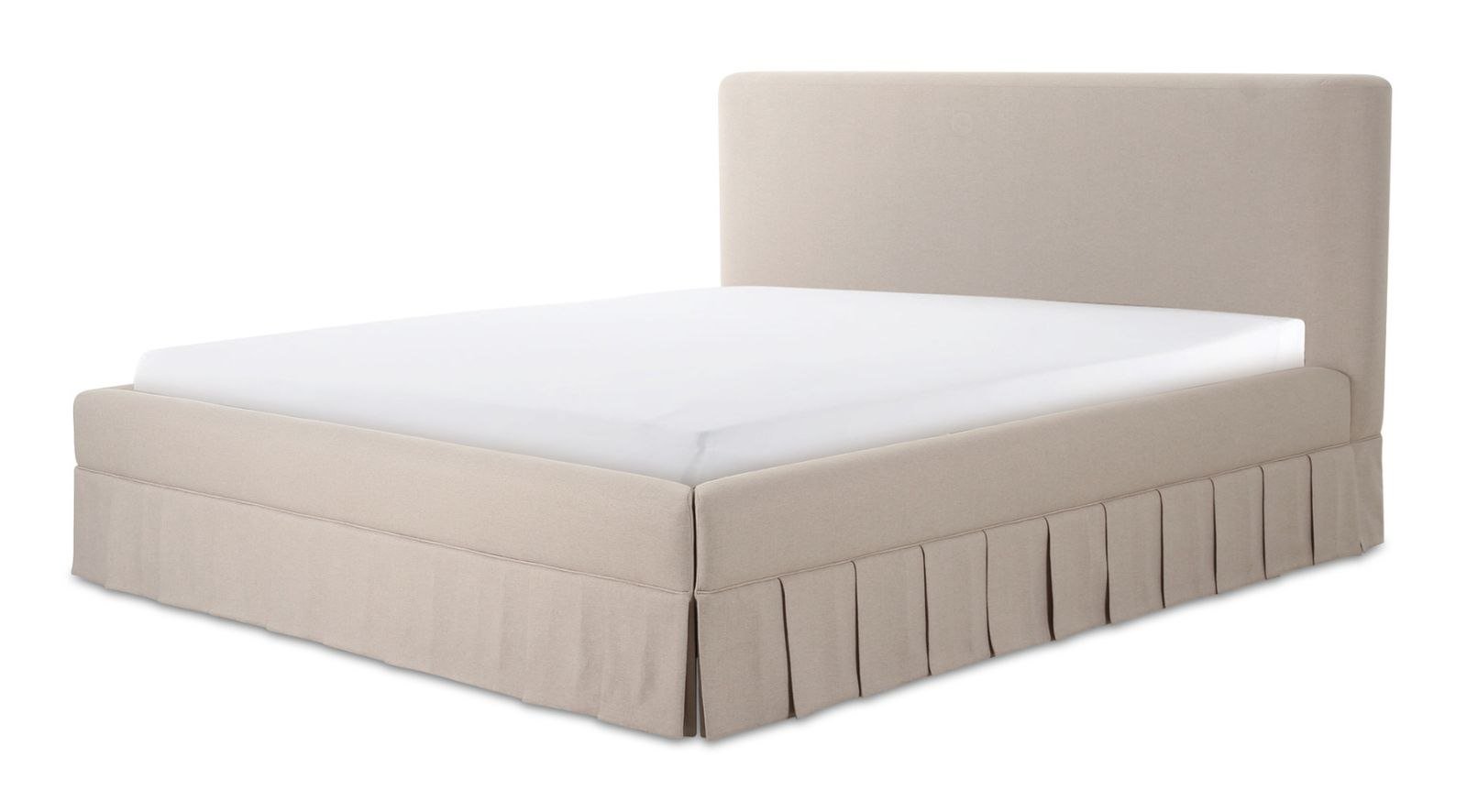 MAREN QUEEN BED- BEIGE - Image 2