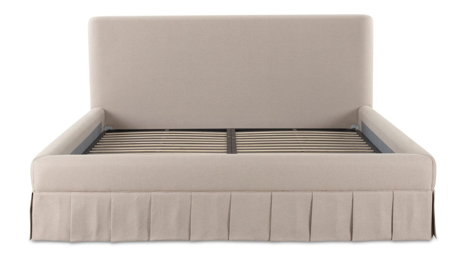 MAREN QUEEN BED- BEIGE - Image 3