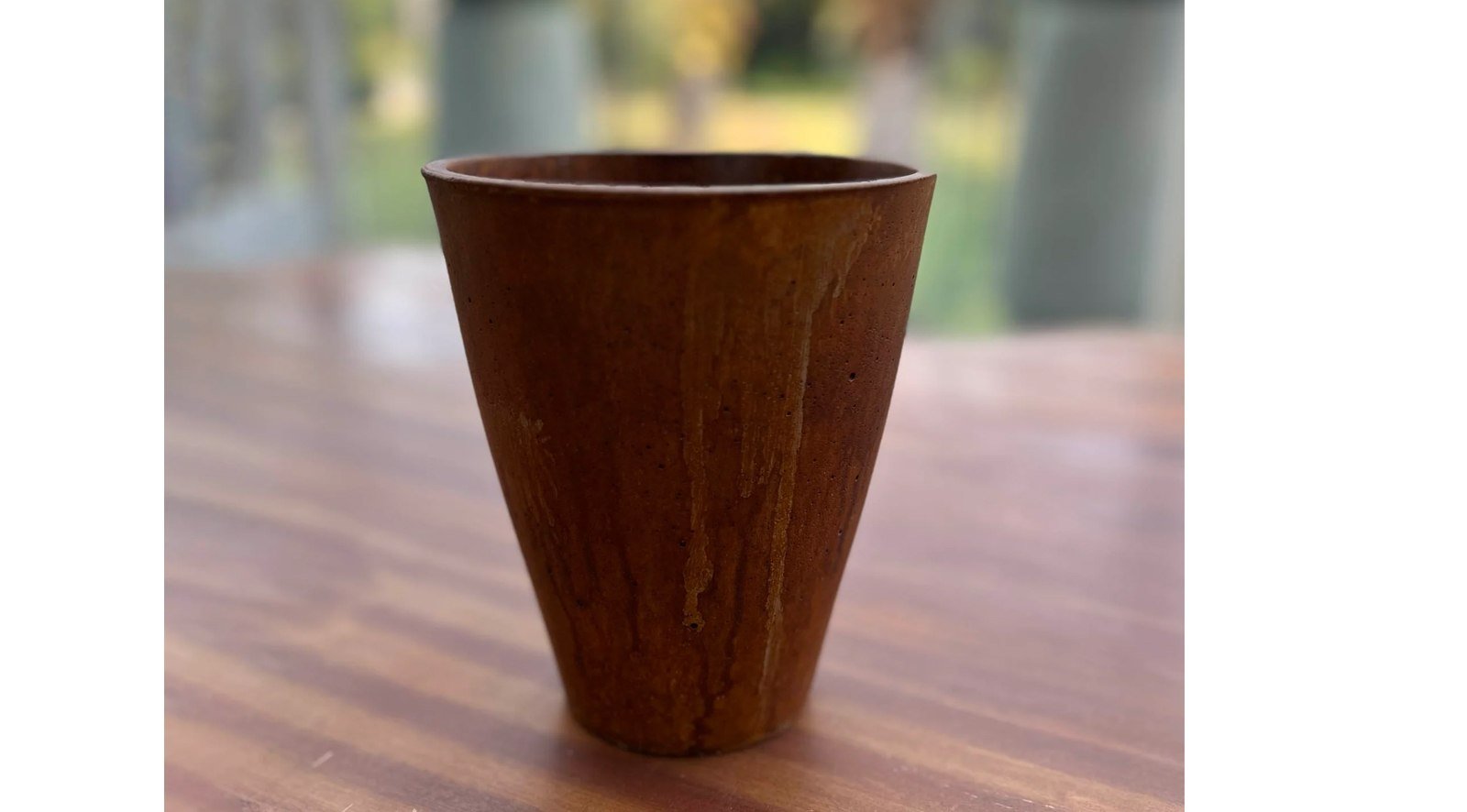 Rustic Medium Vase - Corten - Image 2