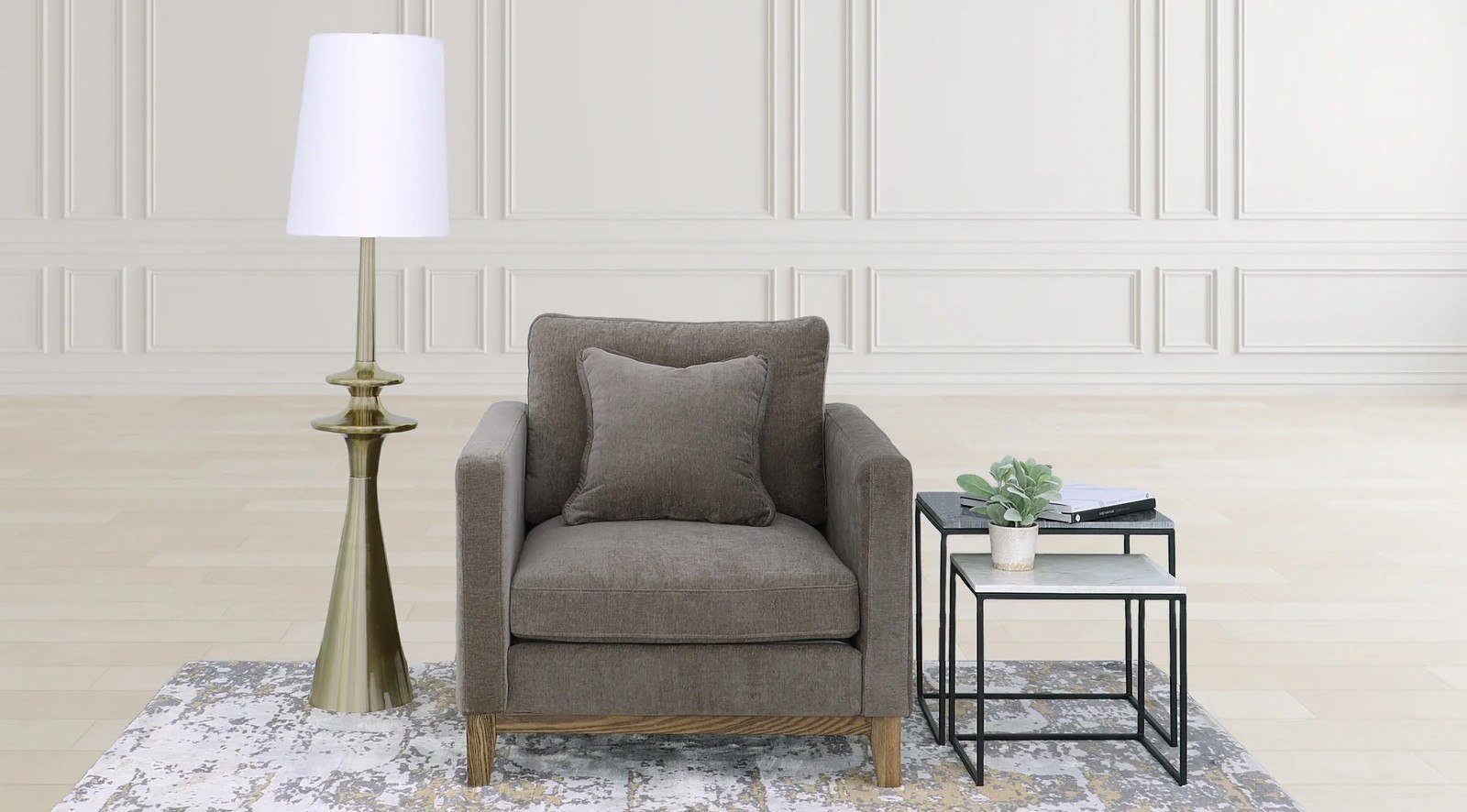 Metropolitan Club Chair-pecan Brown - Image 4