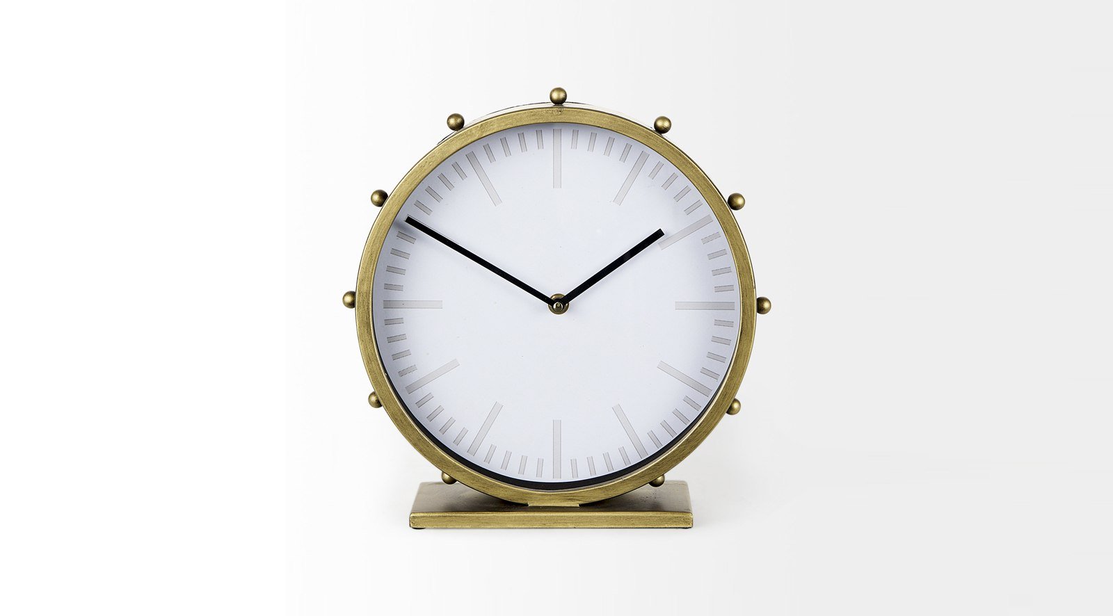 Marian Round Table Clock Gold - Image 2