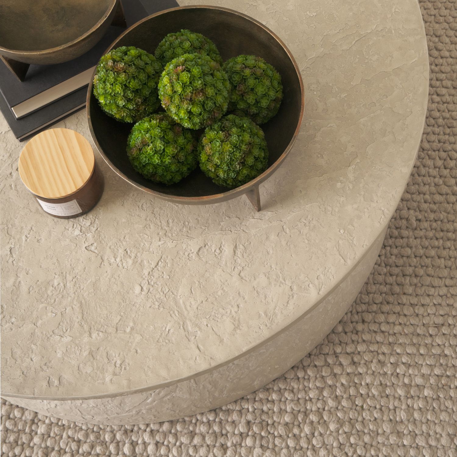 Mesa Stone Finish Coffee Table - Image 6