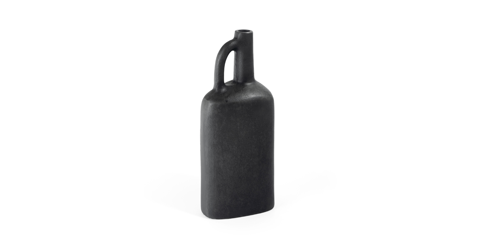 Miller Metal Vase, Small Grey