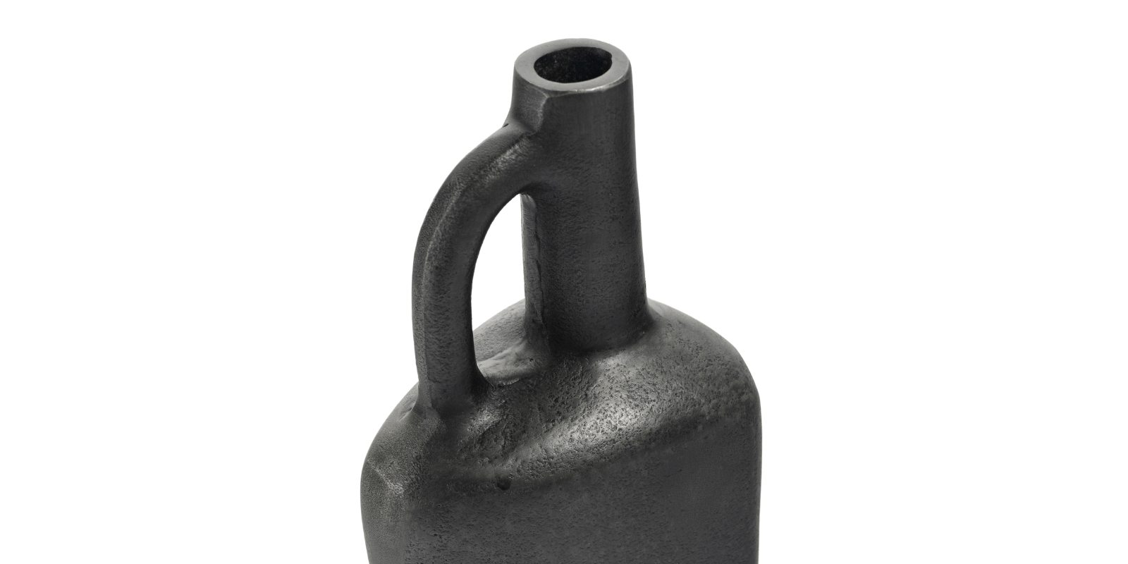 Miller Metal Vase, Small Grey - Image 3