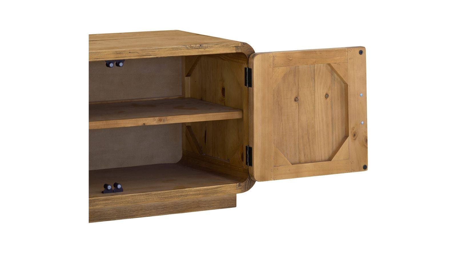 Monterey Media Cabinet- Rustic Blonde - Image 7