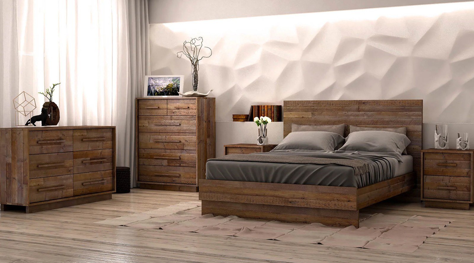 Nedved 6d Dresser- Dark Driftwood - Image 5