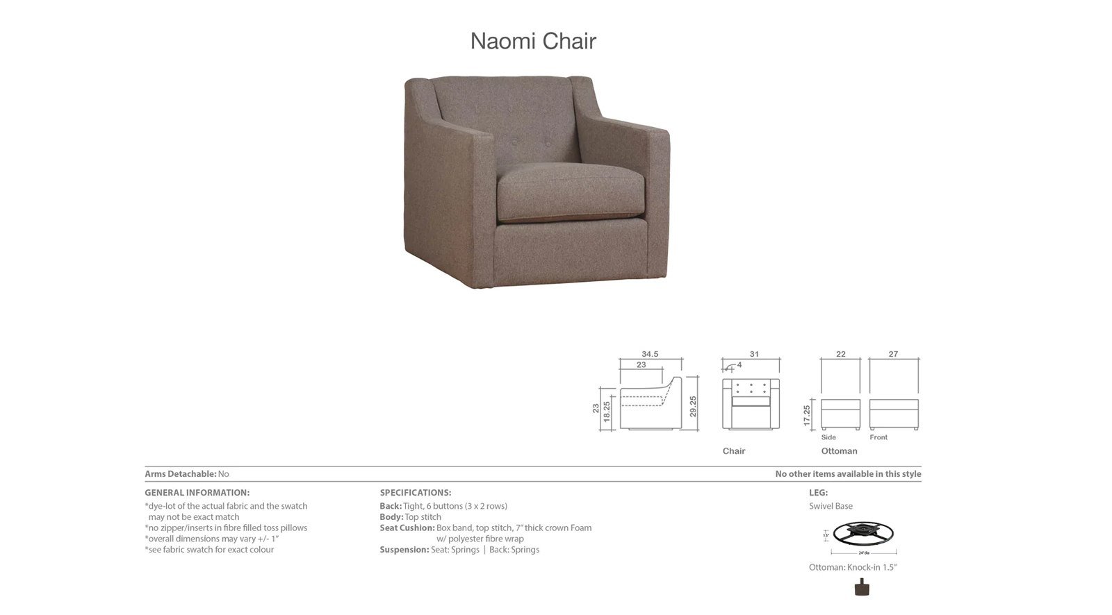 Naomi Chair - Image 4
