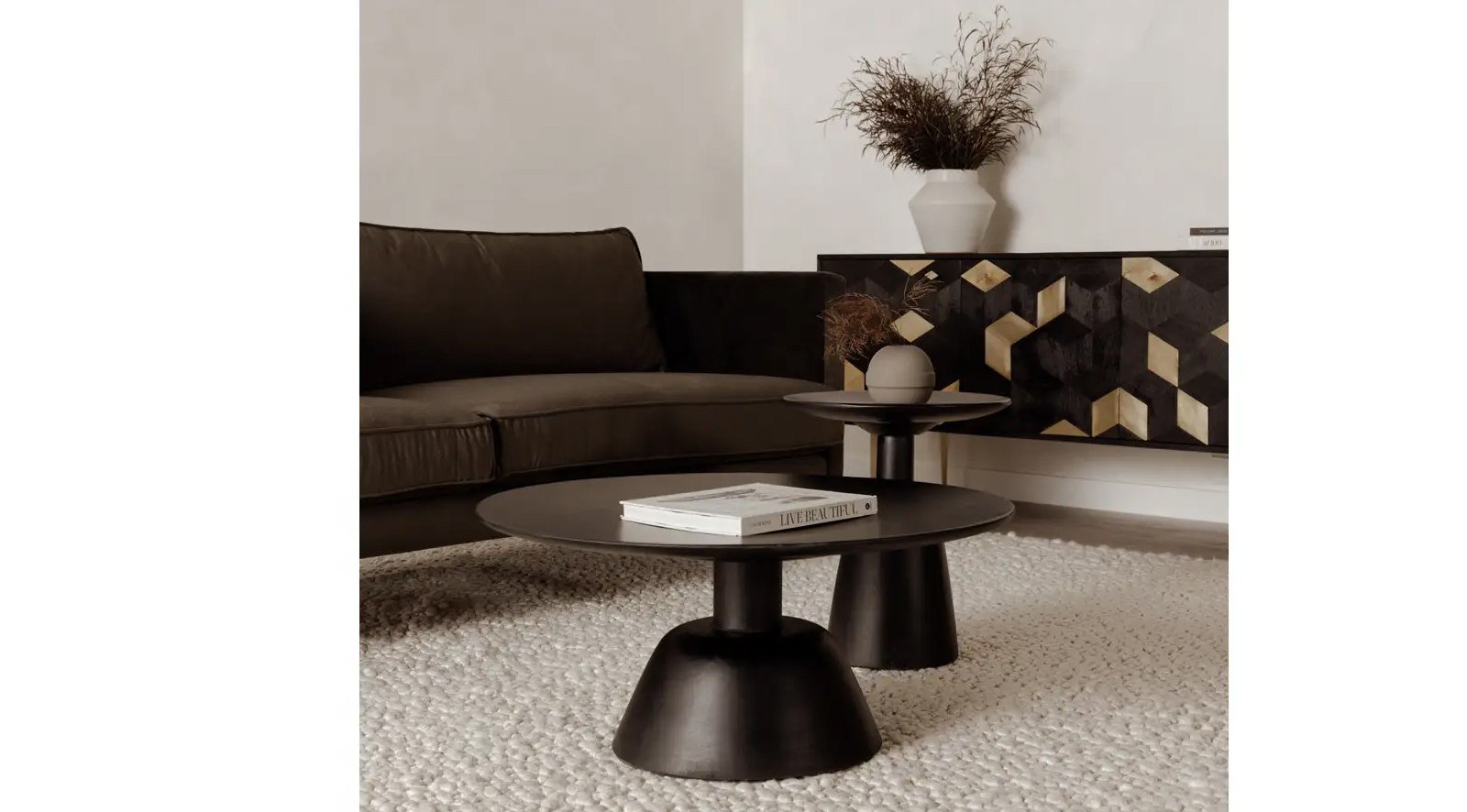 Nels Coffee Table- Black - Image 4