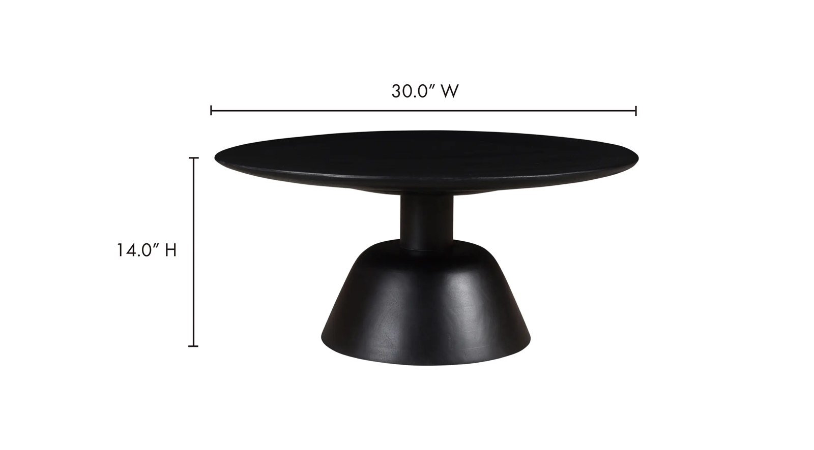 Nels Coffee Table- Black - Image 6