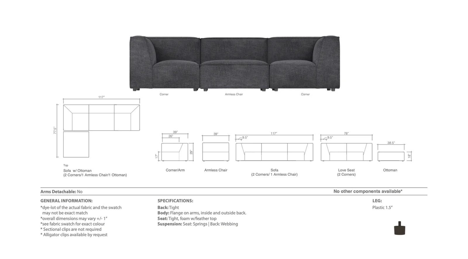 Otis Modular Sectional - Image 14