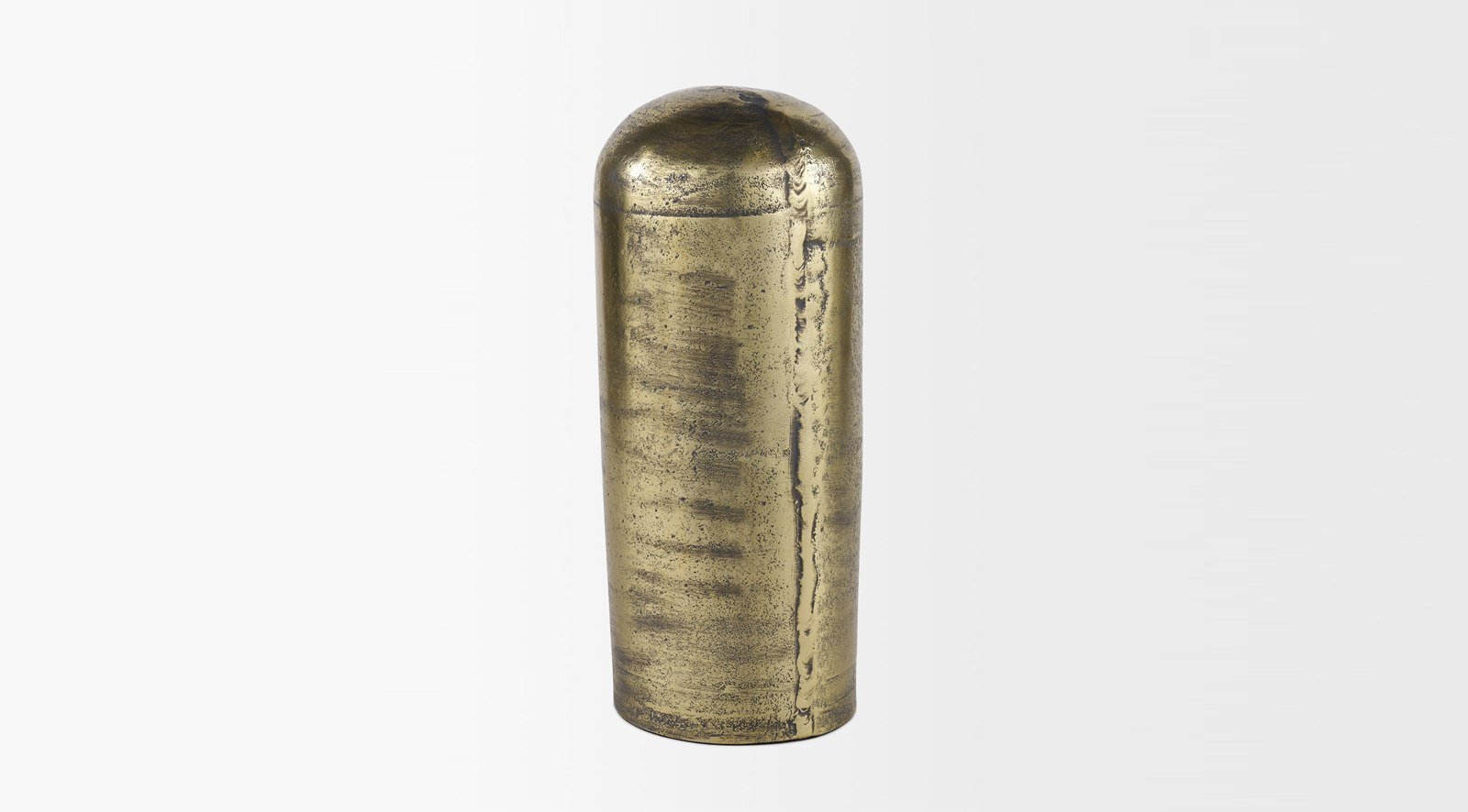 Quonset Brass Ornament Long Tall - Image 3