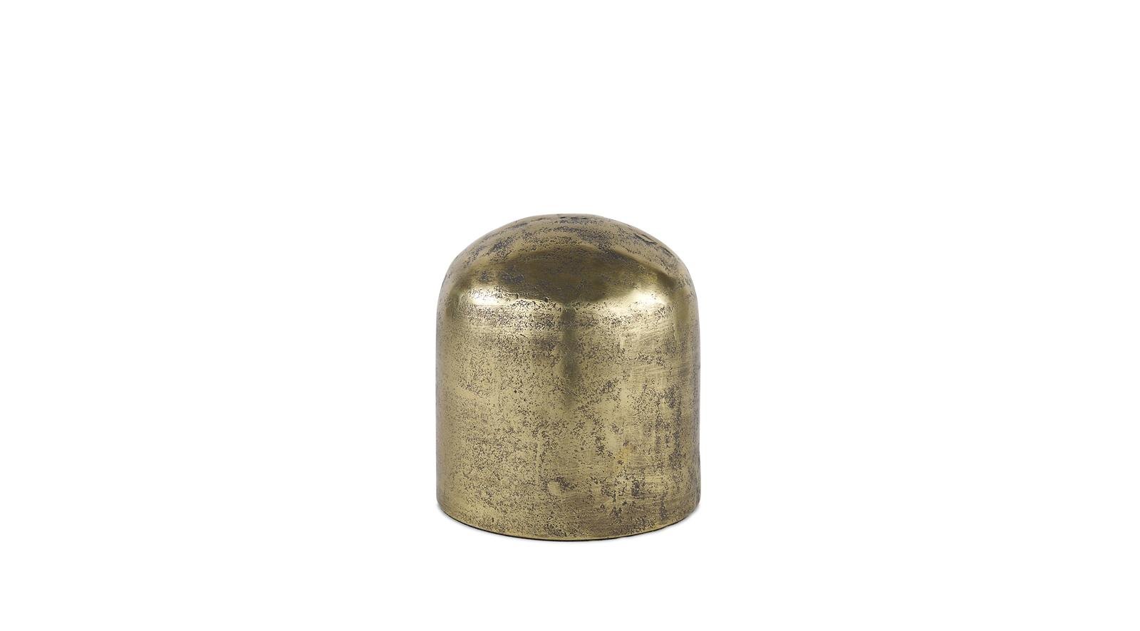 Quonset Brass Ornament Short