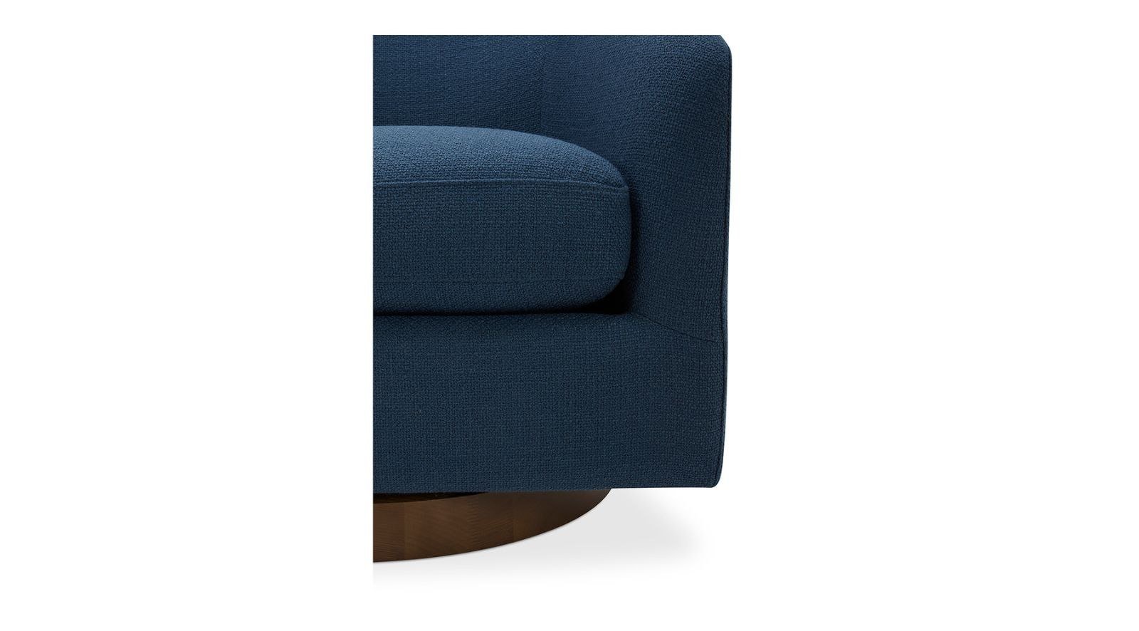 Oscy Swivel Chair- Dark Atlantic - Image 6