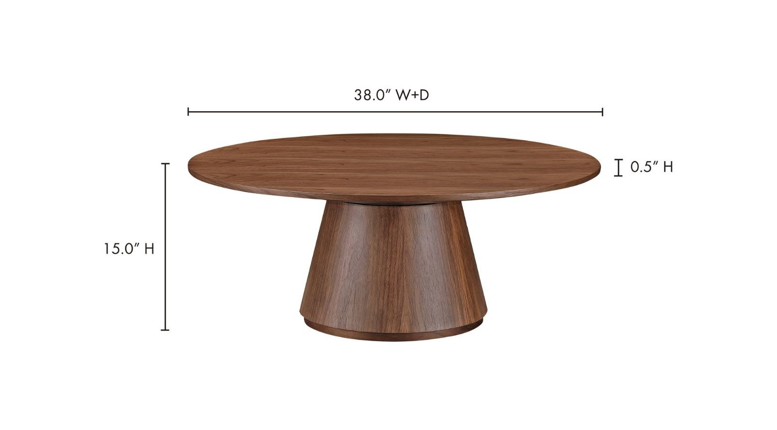 Otago Coffee Table- Walnut - Image 6