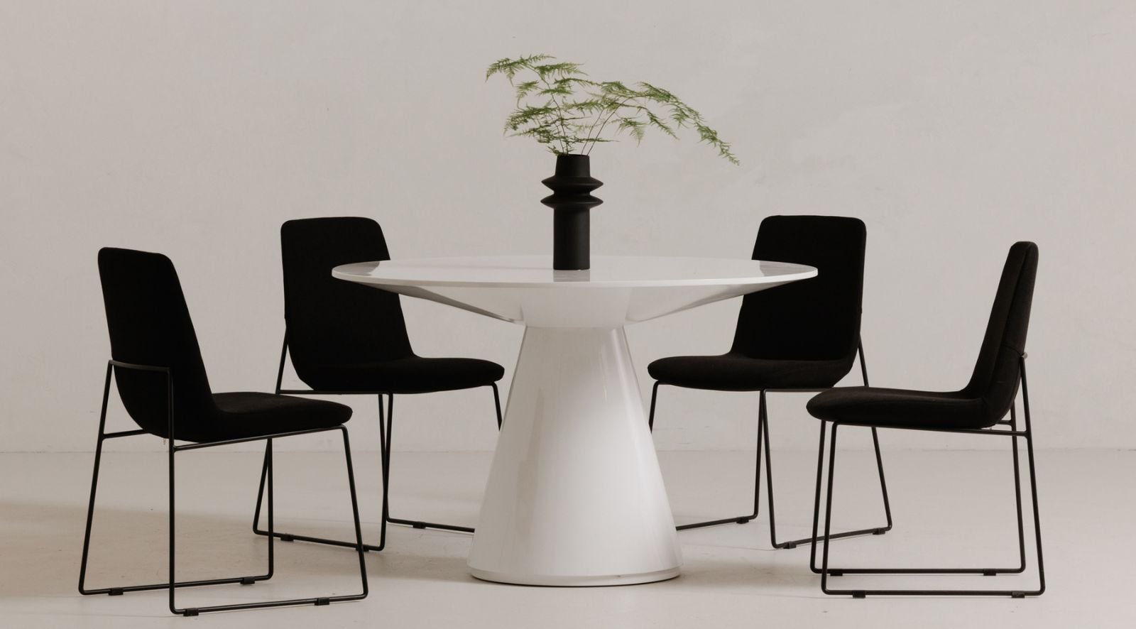 Otago Round Dining Table-White - Image 2