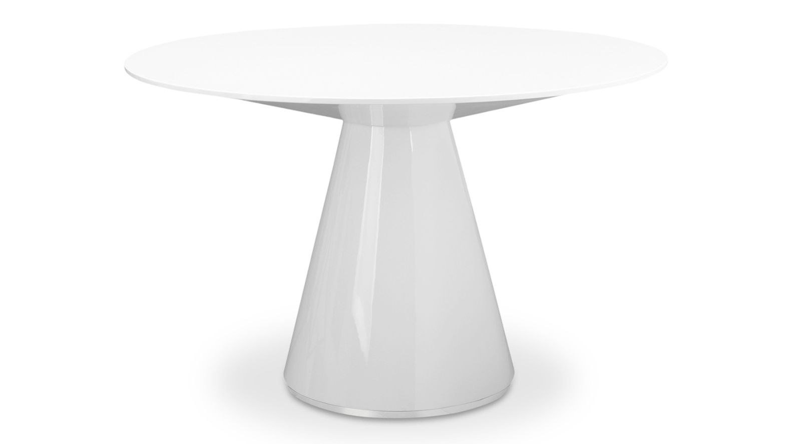 Otago Round Dining Table-White - Image 4