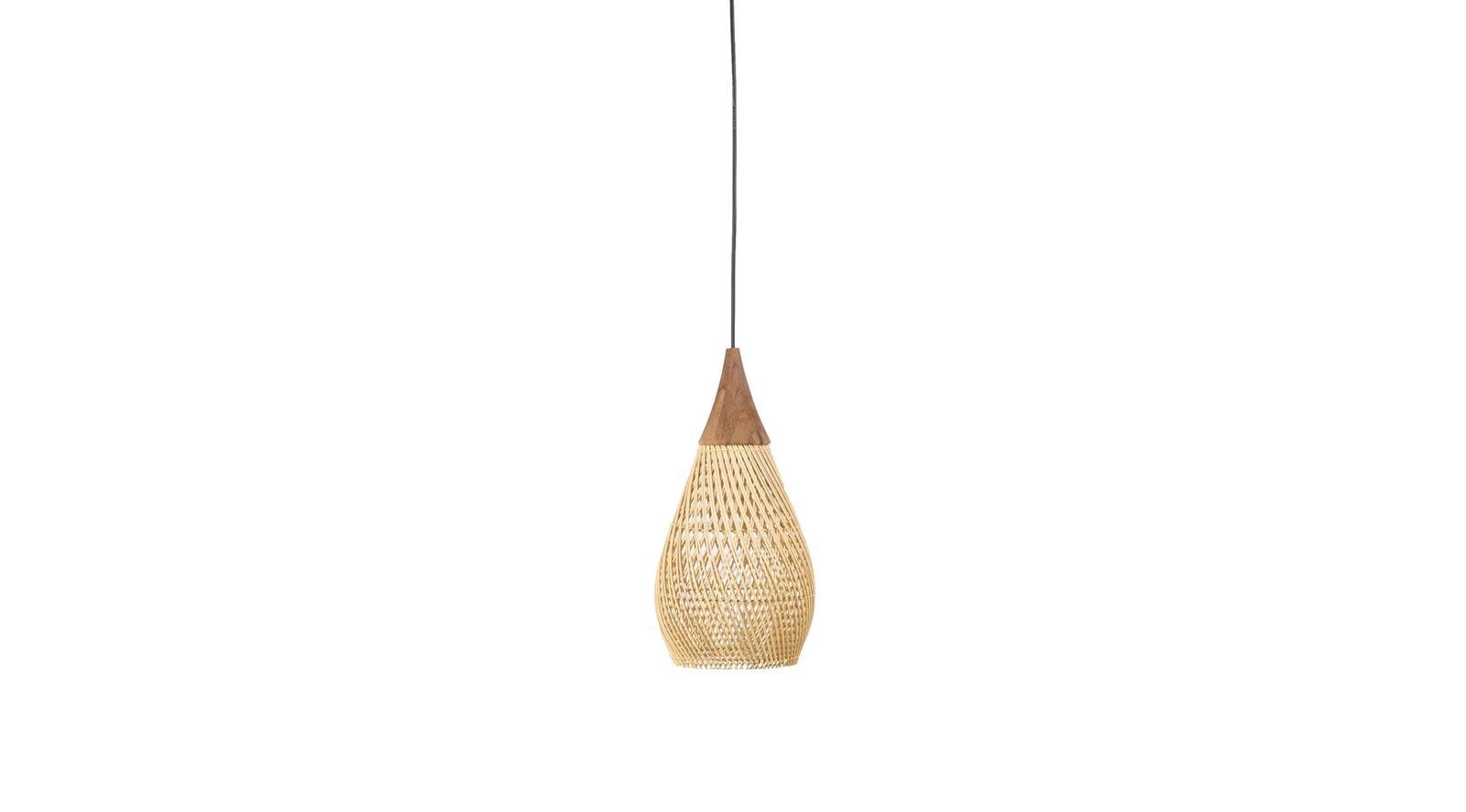 D Bodhi Horn Pendant Small - Natural
