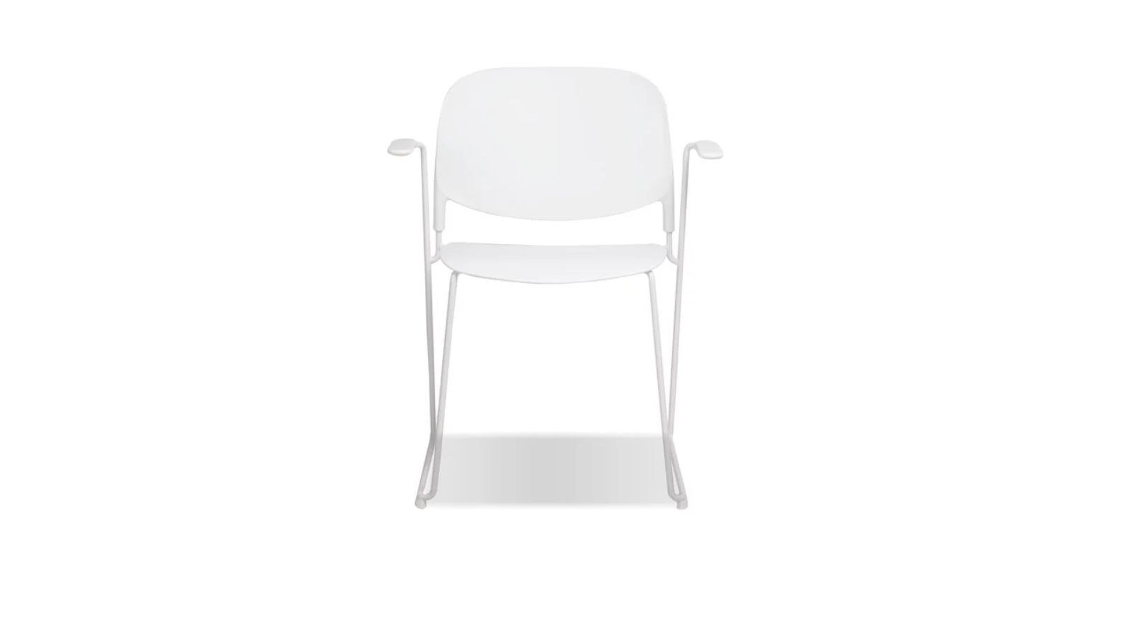 PRINGLE DINING ARMCHAIR- WHITE - Image 2