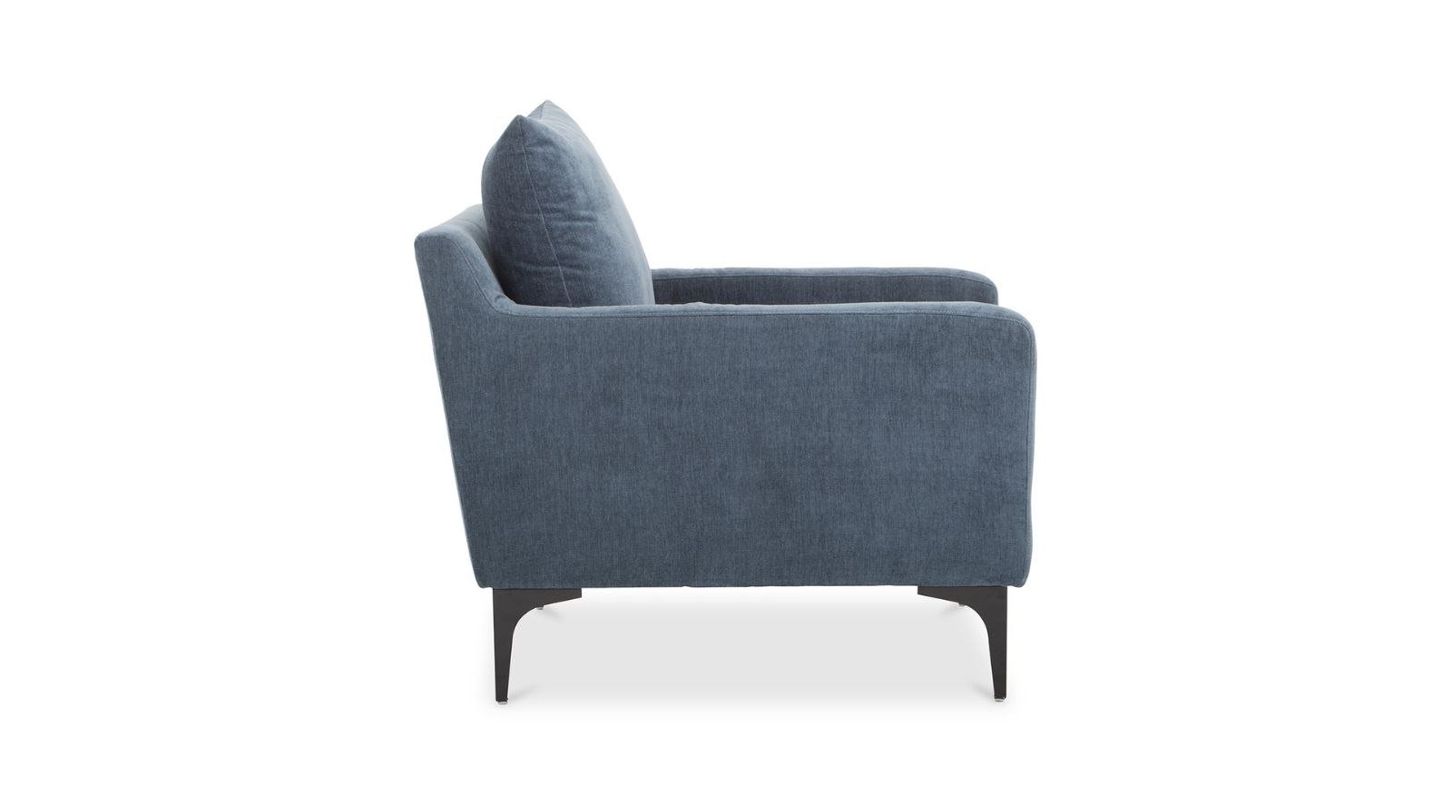 Paris Armchair- Blue - Image 5