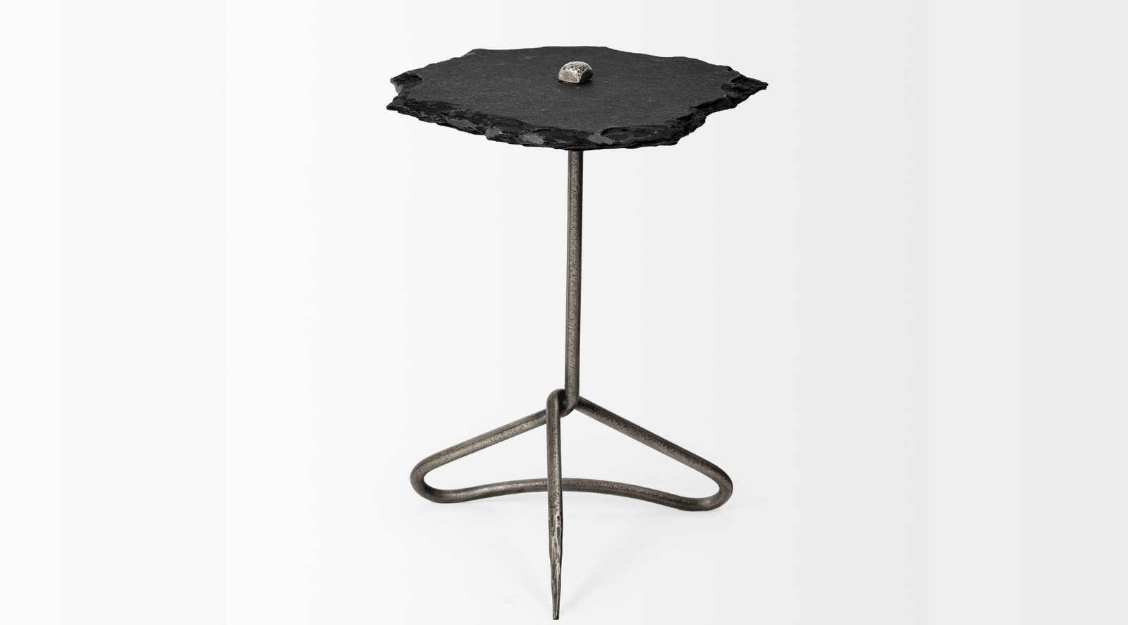 Pinera II - BLACK Accent Table - Image 3