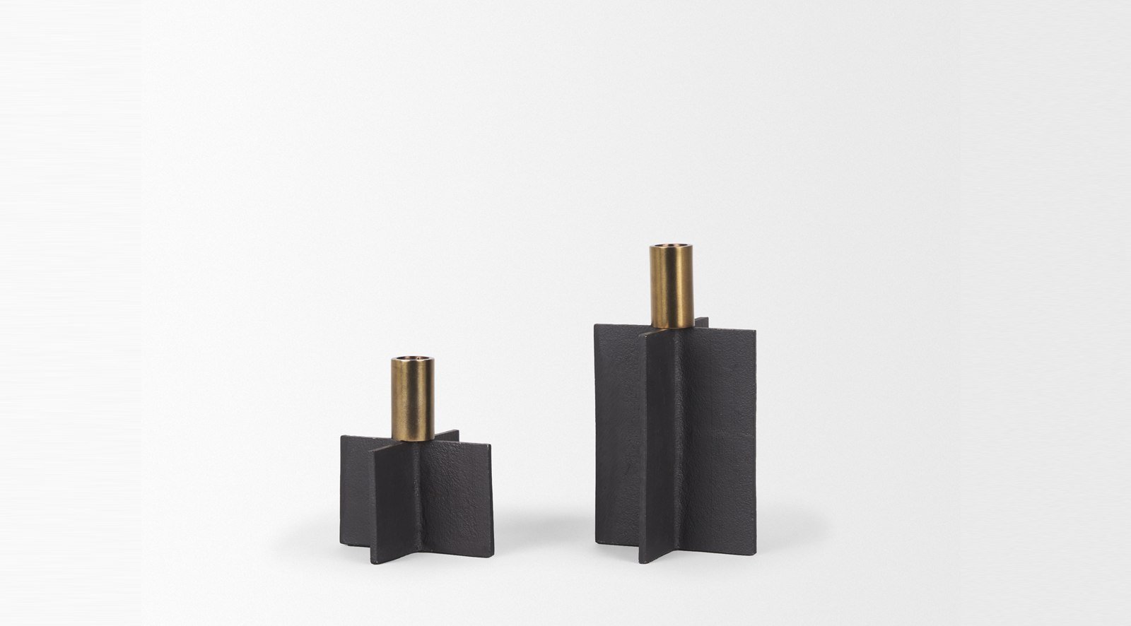 Polli Candle Holders Black
