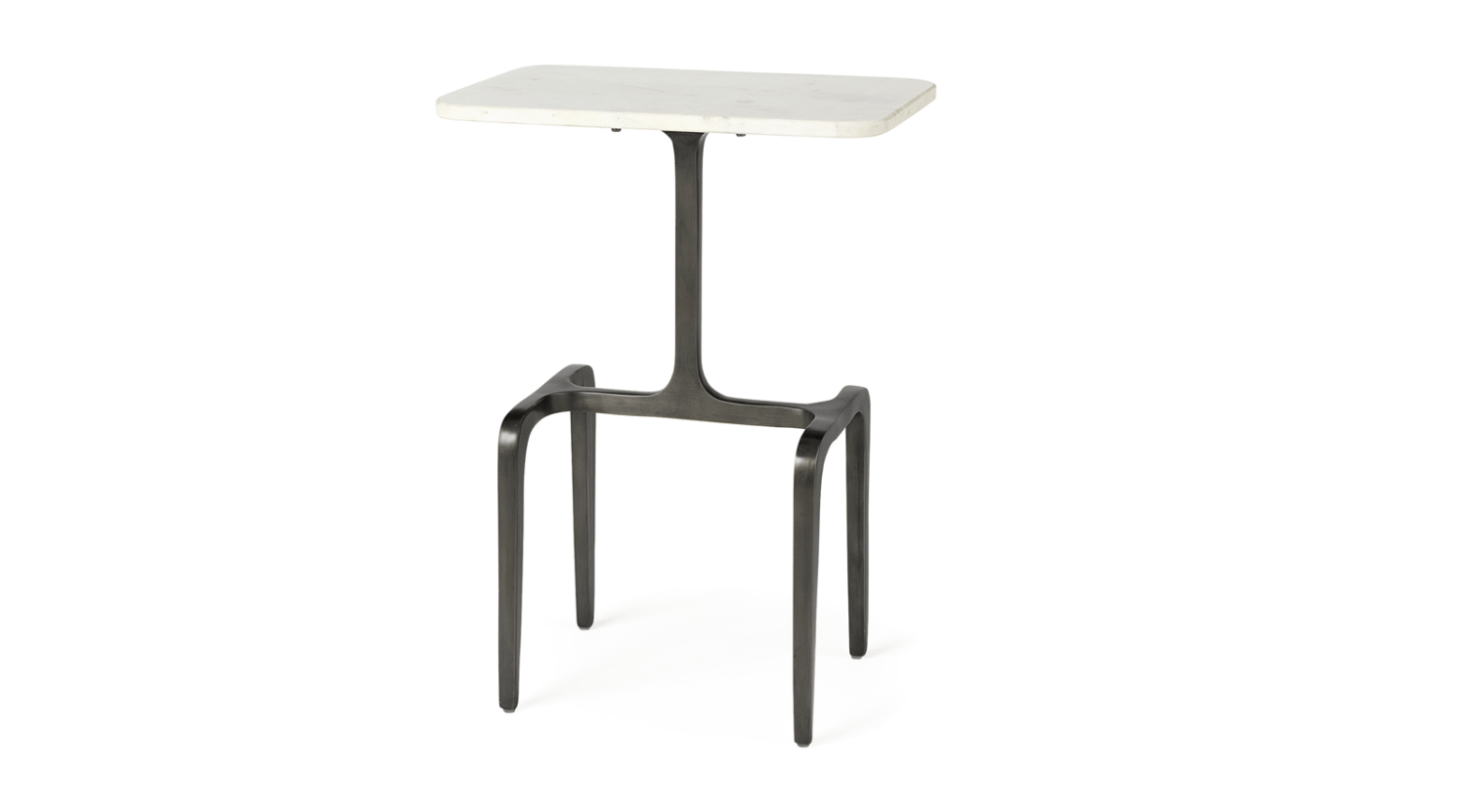 Preston - Grey Metal Accent Table