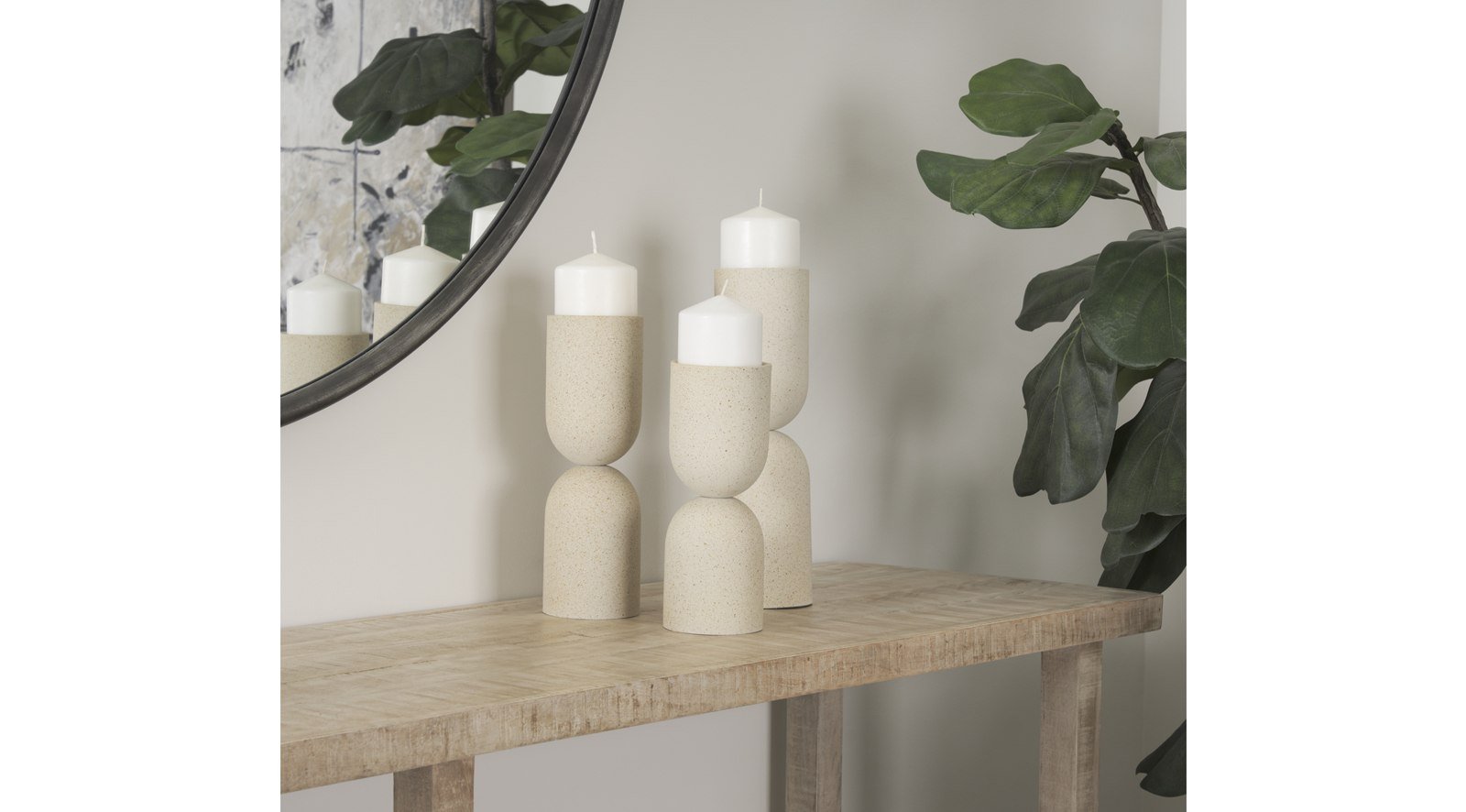 Qamra Black Candle Holder Tall - Image 8