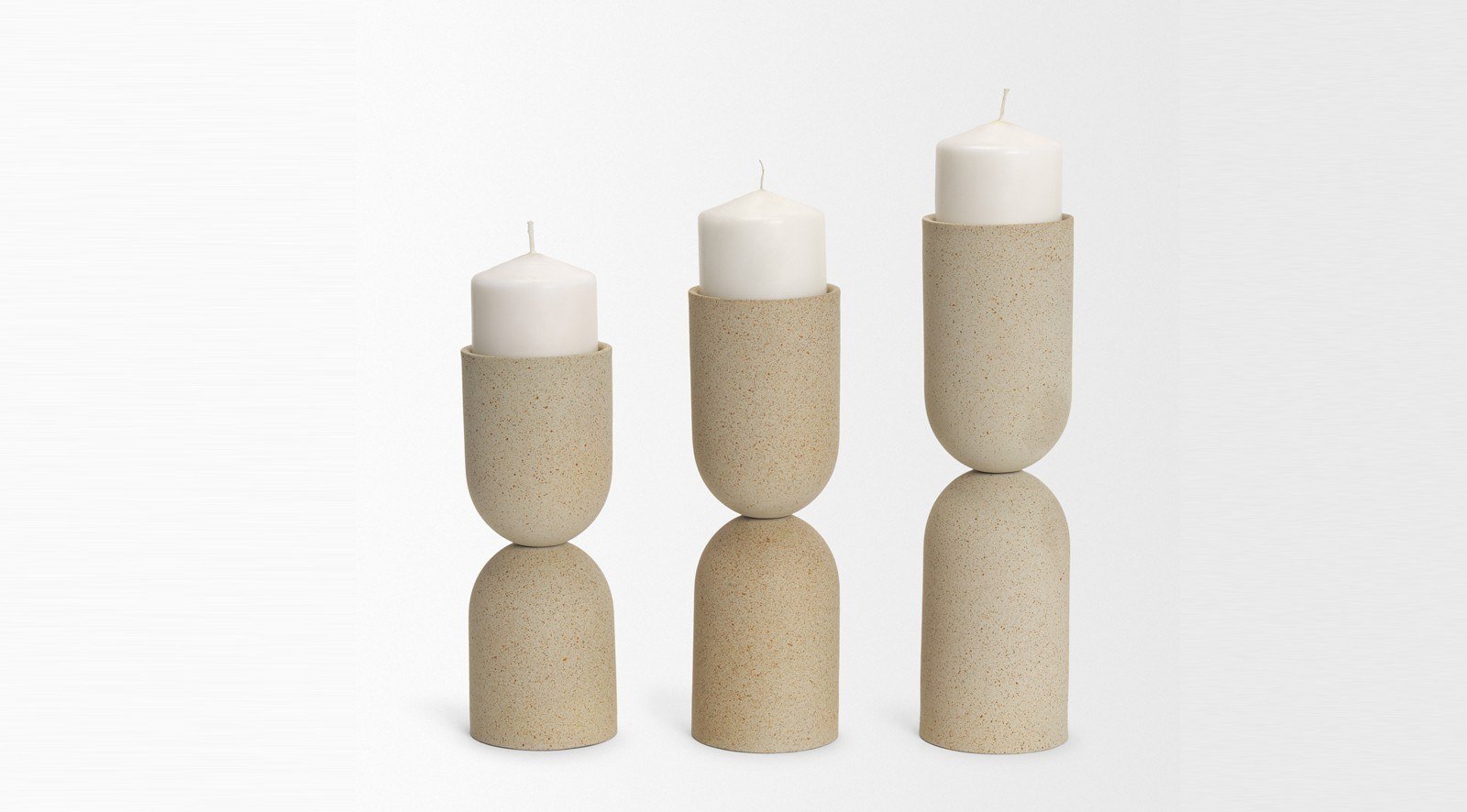 Qamra Black Candle Holder Tall - Image 3